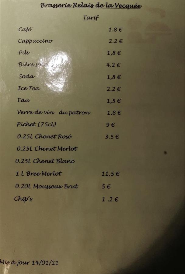 B&B Chambre D'Hotes De La Vecquee Стумон Экстерьер фото